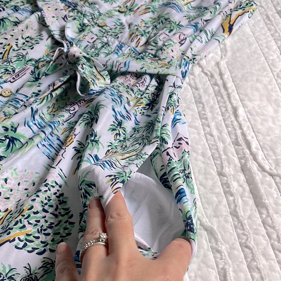 Tori Richard Aloha Toile Mimi Dress - Picture 6 of 12